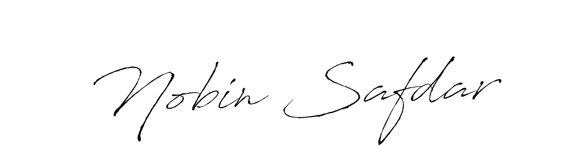 Antro_Vectra is a professional signature style that is perfect for those who want to add a touch of class to their signature. It is also a great choice for those who want to make their signature more unique. Get Nobin Safdar name to fancy signature for free. Nobin Safdar signature style 6 images and pictures png