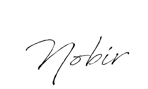 You should practise on your own different ways (Antro_Vectra) to write your name (Nobir) in signature. don't let someone else do it for you. Nobir signature style 6 images and pictures png