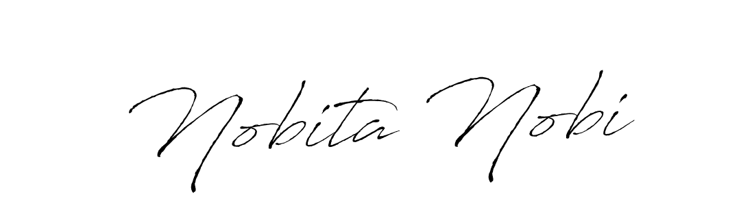 Design your own signature with our free online signature maker. With this signature software, you can create a handwritten (Antro_Vectra) signature for name Nobita Nobi. Nobita Nobi signature style 6 images and pictures png