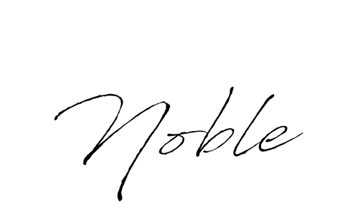 Design your own signature with our free online signature maker. With this signature software, you can create a handwritten (Antro_Vectra) signature for name Noble. Noble signature style 6 images and pictures png