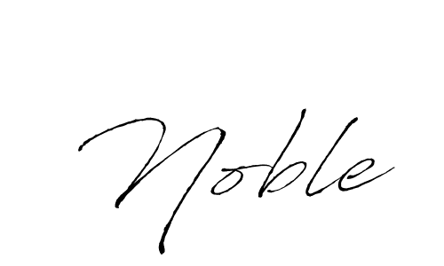 Design your own signature with our free online signature maker. With this signature software, you can create a handwritten (Antro_Vectra) signature for name Noble. Noble signature style 6 images and pictures png