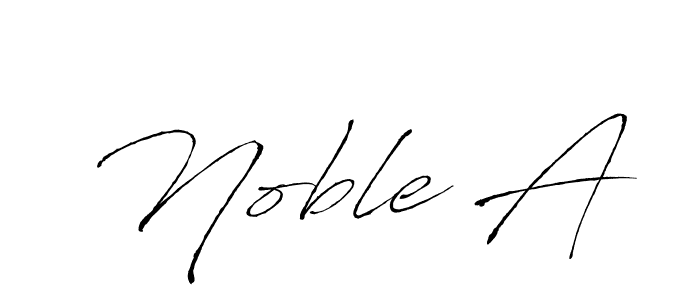 How to make Noble A signature? Antro_Vectra is a professional autograph style. Create handwritten signature for Noble A name. Noble A signature style 6 images and pictures png