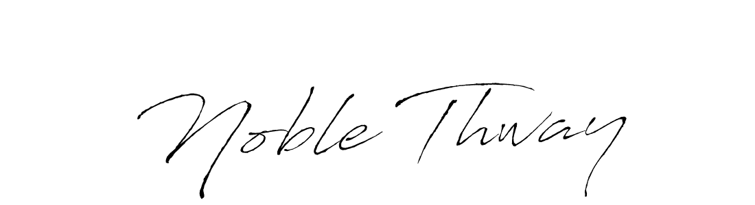 Design your own signature with our free online signature maker. With this signature software, you can create a handwritten (Antro_Vectra) signature for name Noble Thway. Noble Thway signature style 6 images and pictures png