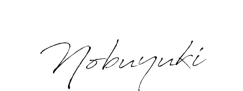 Design your own signature with our free online signature maker. With this signature software, you can create a handwritten (Antro_Vectra) signature for name Nobuyuki. Nobuyuki signature style 6 images and pictures png