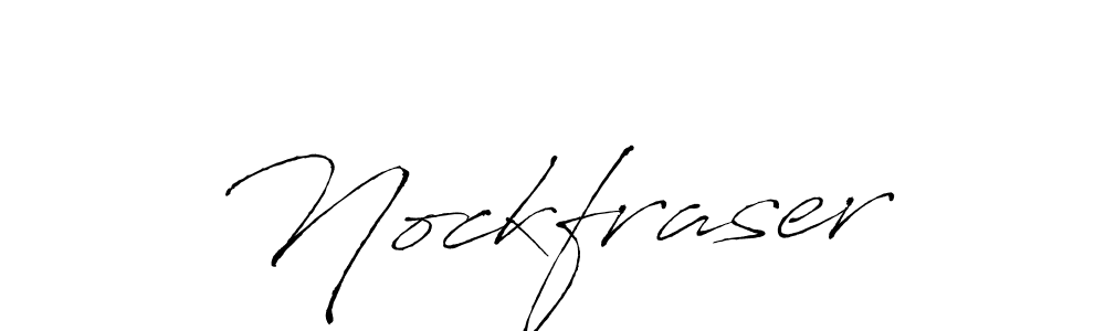 Design your own signature with our free online signature maker. With this signature software, you can create a handwritten (Antro_Vectra) signature for name Nockfraser. Nockfraser signature style 6 images and pictures png