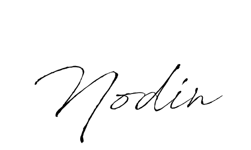 How to make Nodin signature? Antro_Vectra is a professional autograph style. Create handwritten signature for Nodin name. Nodin signature style 6 images and pictures png