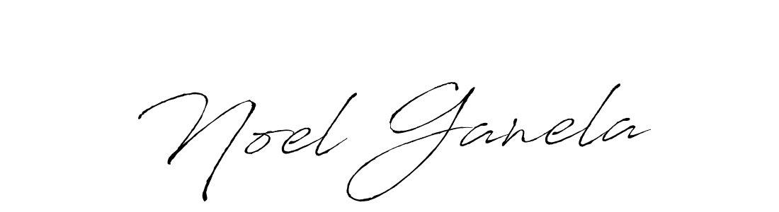 How to make Noel Ganela name signature. Use Antro_Vectra style for creating short signs online. This is the latest handwritten sign. Noel Ganela signature style 6 images and pictures png