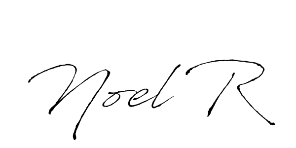 Make a beautiful signature design for name Noel R. With this signature (Antro_Vectra) style, you can create a handwritten signature for free. Noel R signature style 6 images and pictures png