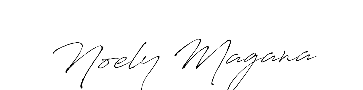 Create a beautiful signature design for name Noely Magana. With this signature (Antro_Vectra) fonts, you can make a handwritten signature for free. Noely Magana signature style 6 images and pictures png