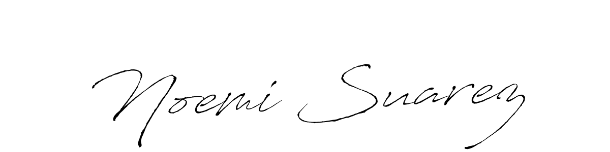 Design your own signature with our free online signature maker. With this signature software, you can create a handwritten (Antro_Vectra) signature for name Noemi Suarez. Noemi Suarez signature style 6 images and pictures png