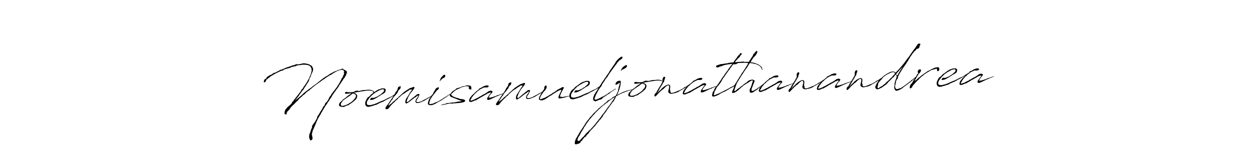 This is the best signature style for the Noemisamueljonathanandrea name. Also you like these signature font (Antro_Vectra). Mix name signature. Noemisamueljonathanandrea signature style 6 images and pictures png