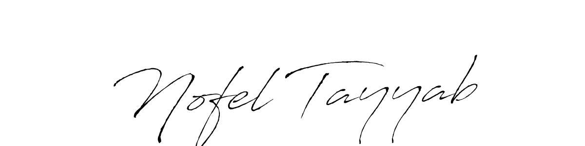 Use a signature maker to create a handwritten signature online. With this signature software, you can design (Antro_Vectra) your own signature for name Nofel Tayyab. Nofel Tayyab signature style 6 images and pictures png