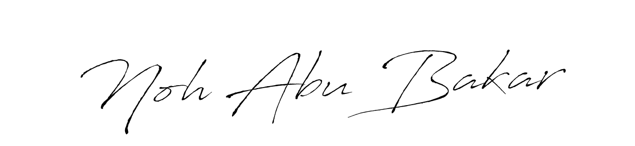 Antro_Vectra is a professional signature style that is perfect for those who want to add a touch of class to their signature. It is also a great choice for those who want to make their signature more unique. Get Noh Abu Bakar name to fancy signature for free. Noh Abu Bakar signature style 6 images and pictures png
