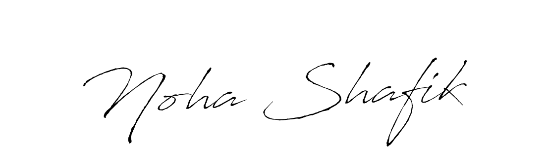 Design your own signature with our free online signature maker. With this signature software, you can create a handwritten (Antro_Vectra) signature for name Noha Shafik. Noha Shafik signature style 6 images and pictures png