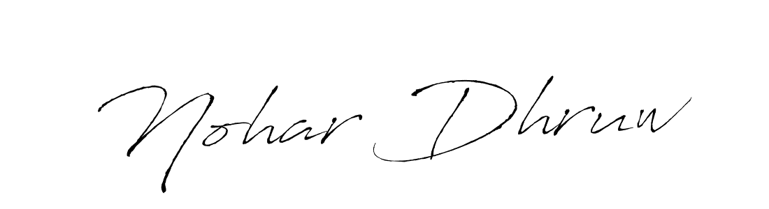 Best and Professional Signature Style for Nohar Dhruw. Antro_Vectra Best Signature Style Collection. Nohar Dhruw signature style 6 images and pictures png