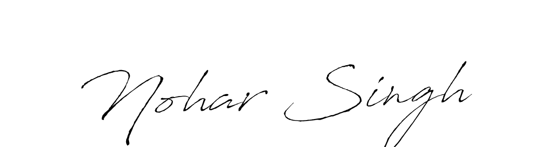 Use a signature maker to create a handwritten signature online. With this signature software, you can design (Antro_Vectra) your own signature for name Nohar Singh. Nohar Singh signature style 6 images and pictures png