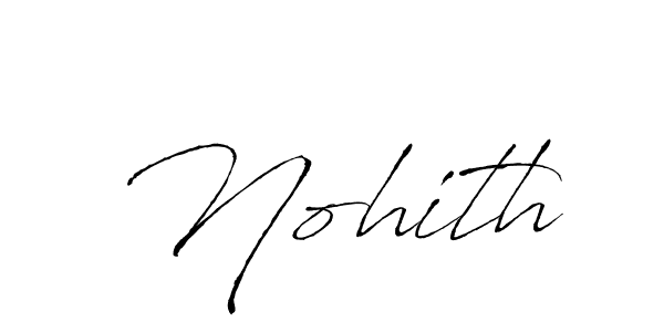 The best way (Antro_Vectra) to make a short signature is to pick only two or three words in your name. The name Nohith include a total of six letters. For converting this name. Nohith signature style 6 images and pictures png