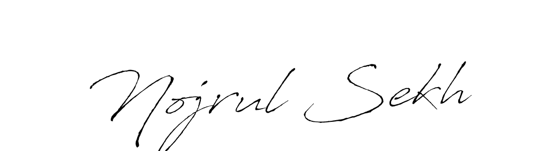 Nojrul Sekh stylish signature style. Best Handwritten Sign (Antro_Vectra) for my name. Handwritten Signature Collection Ideas for my name Nojrul Sekh. Nojrul Sekh signature style 6 images and pictures png