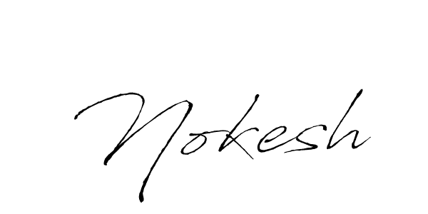 if you are searching for the best signature style for your name Nokesh. so please give up your signature search. here we have designed multiple signature styles  using Antro_Vectra. Nokesh signature style 6 images and pictures png