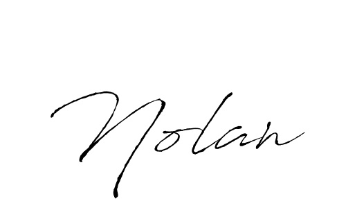 Design your own signature with our free online signature maker. With this signature software, you can create a handwritten (Antro_Vectra) signature for name Nolan. Nolan signature style 6 images and pictures png