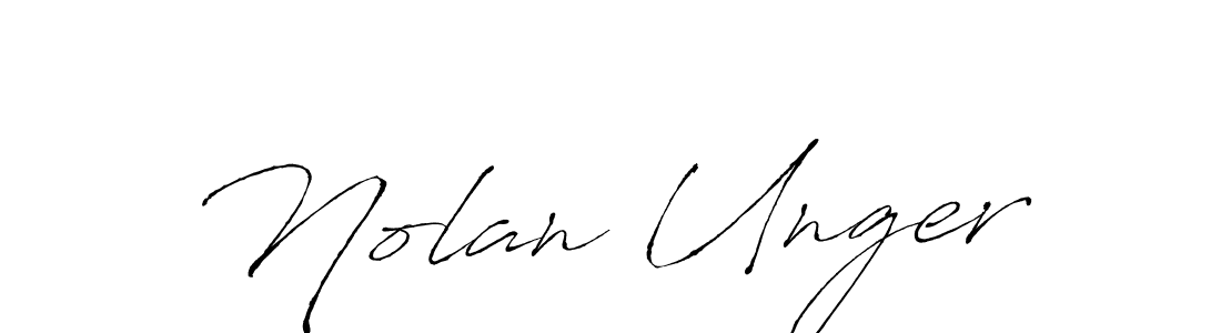 Make a beautiful signature design for name Nolan Unger. With this signature (Antro_Vectra) style, you can create a handwritten signature for free. Nolan Unger signature style 6 images and pictures png