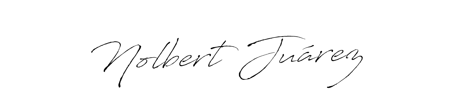 Make a beautiful signature design for name Nolbert Juárez. With this signature (Antro_Vectra) style, you can create a handwritten signature for free. Nolbert Juárez signature style 6 images and pictures png