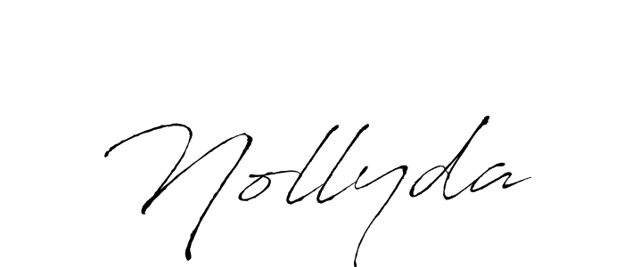 How to make Nollyda signature? Antro_Vectra is a professional autograph style. Create handwritten signature for Nollyda name. Nollyda signature style 6 images and pictures png