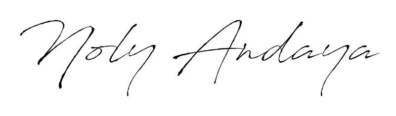 Designed for modern professionals: Noly Andaya name signature crafted with Antro_Vectra script. Ready for digital PDF workflows. Noly Andaya signature style 6 images and pictures png