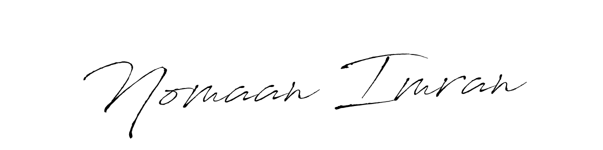 You should practise on your own different ways (Antro_Vectra) to write your name (Nomaan Imran) in signature. don't let someone else do it for you. Nomaan Imran signature style 6 images and pictures png