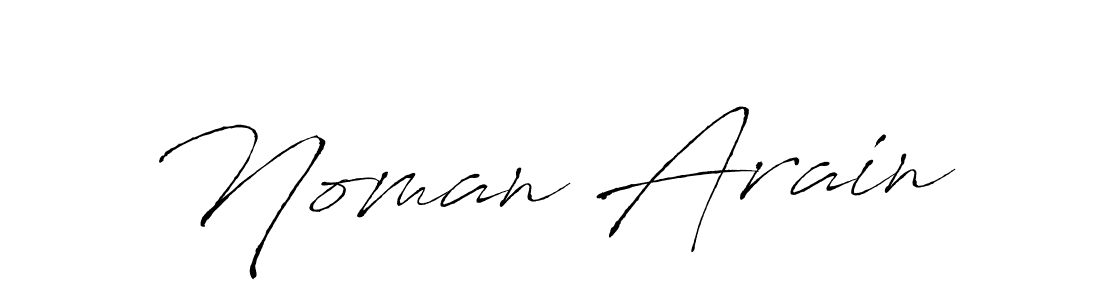 Also we have Noman Arain name is the best signature style. Create professional handwritten signature collection using Antro_Vectra autograph style. Noman Arain signature style 6 images and pictures png