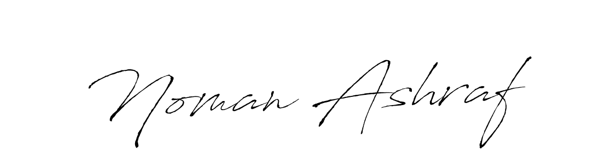 Make a beautiful signature design for name Noman Ashraf. With this signature (Antro_Vectra) style, you can create a handwritten signature for free. Noman Ashraf signature style 6 images and pictures png