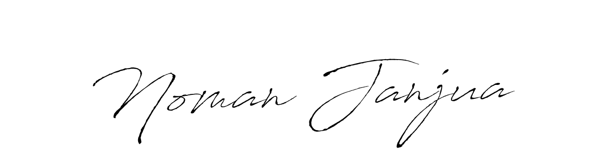 Design your own signature with our free online signature maker. With this signature software, you can create a handwritten (Antro_Vectra) signature for name Noman Janjua. Noman Janjua signature style 6 images and pictures png