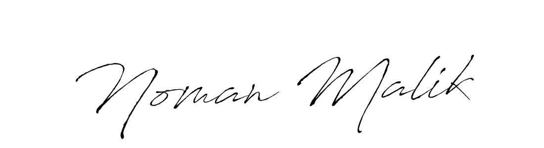 Use a signature maker to create a handwritten signature online. With this signature software, you can design (Antro_Vectra) your own signature for name Noman Malik. Noman Malik signature style 6 images and pictures png