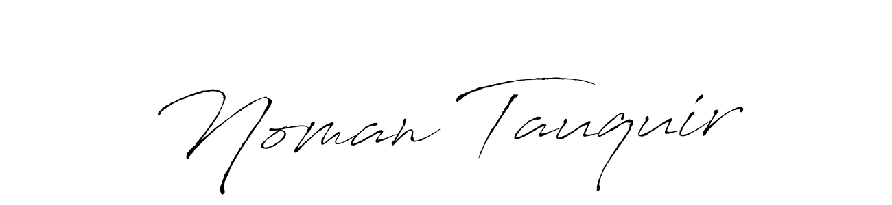 Noman Tauquir stylish signature style. Best Handwritten Sign (Antro_Vectra) for my name. Handwritten Signature Collection Ideas for my name Noman Tauquir. Noman Tauquir signature style 6 images and pictures png