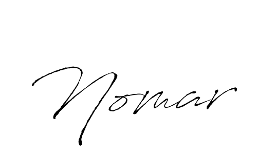 Design your own signature with our free online signature maker. With this signature software, you can create a handwritten (Antro_Vectra) signature for name Nomar. Nomar signature style 6 images and pictures png