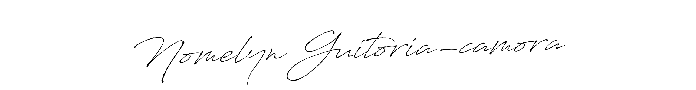 Also we have Nomelyn Guitoria-camora name is the best signature style. Create professional handwritten signature collection using Antro_Vectra autograph style. Nomelyn Guitoria-camora signature style 6 images and pictures png