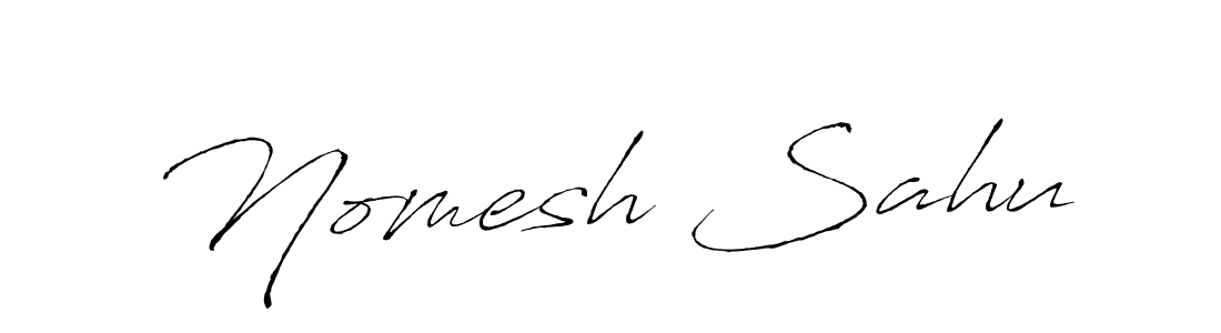 Here are the top 10 professional signature styles for the name Nomesh Sahu. These are the best autograph styles you can use for your name. Nomesh Sahu signature style 6 images and pictures png