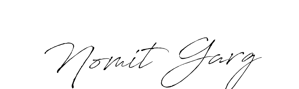 Antro_Vectra is a professional signature style that is perfect for those who want to add a touch of class to their signature. It is also a great choice for those who want to make their signature more unique. Get Nomit Garg name to fancy signature for free. Nomit Garg signature style 6 images and pictures png