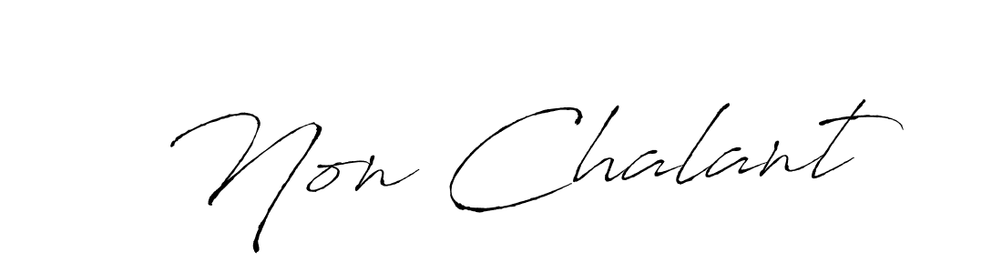 It looks lik you need a new signature style for name Non Chalant. Design unique handwritten (Antro_Vectra) signature with our free signature maker in just a few clicks. Non Chalant signature style 6 images and pictures png
