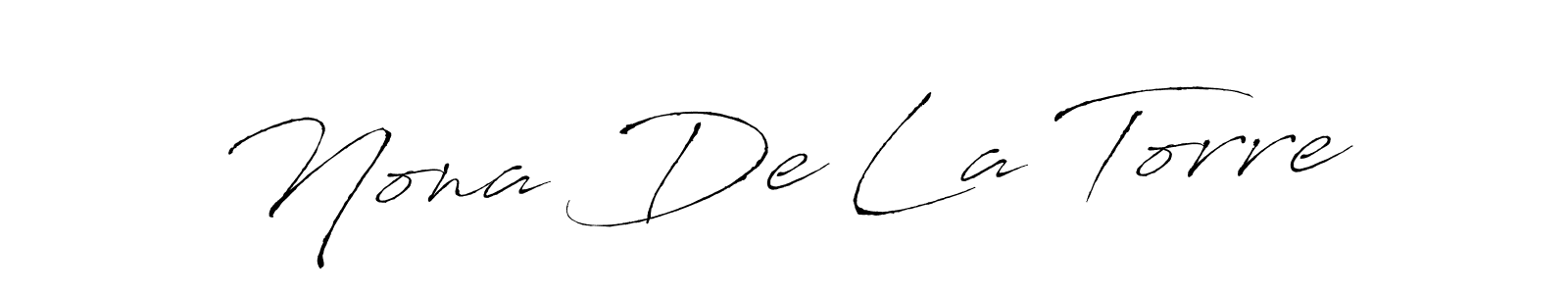 How to make Nona De La Torre signature? Antro_Vectra is a professional autograph style. Create handwritten signature for Nona De La Torre name. Nona De La Torre signature style 6 images and pictures png