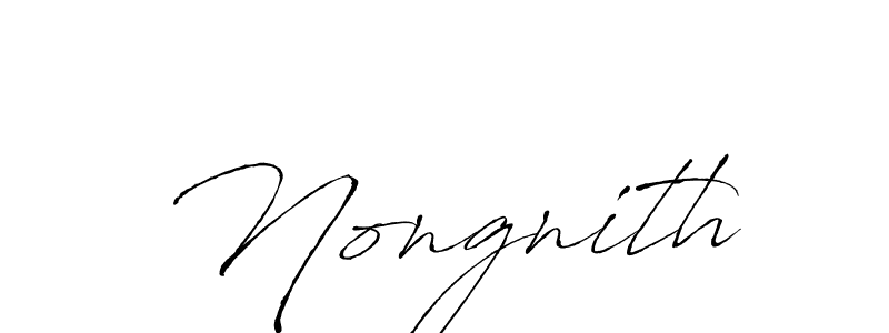 How to Draw Nongnith signature style? Antro_Vectra is a latest design signature styles for name Nongnith. Nongnith signature style 6 images and pictures png