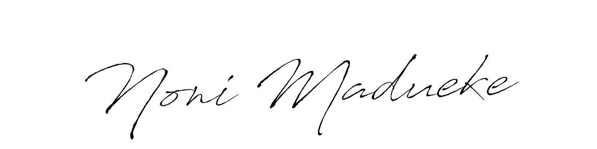 Design your own signature with our free online signature maker. With this signature software, you can create a handwritten (Antro_Vectra) signature for name Noni Madueke. Noni Madueke signature style 6 images and pictures png