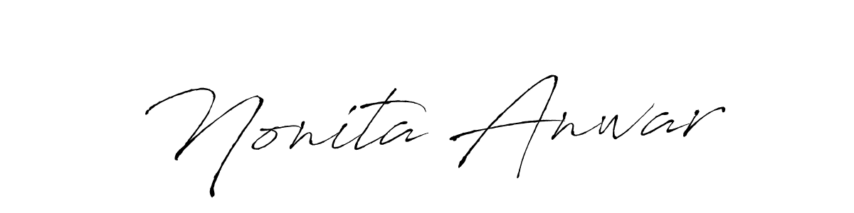 Best and Professional Signature Style for Nonita Anwar. Antro_Vectra Best Signature Style Collection. Nonita Anwar signature style 6 images and pictures png