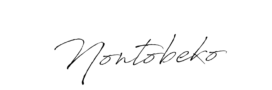 How to make Nontobeko name signature. Use Antro_Vectra style for creating short signs online. This is the latest handwritten sign. Nontobeko signature style 6 images and pictures png