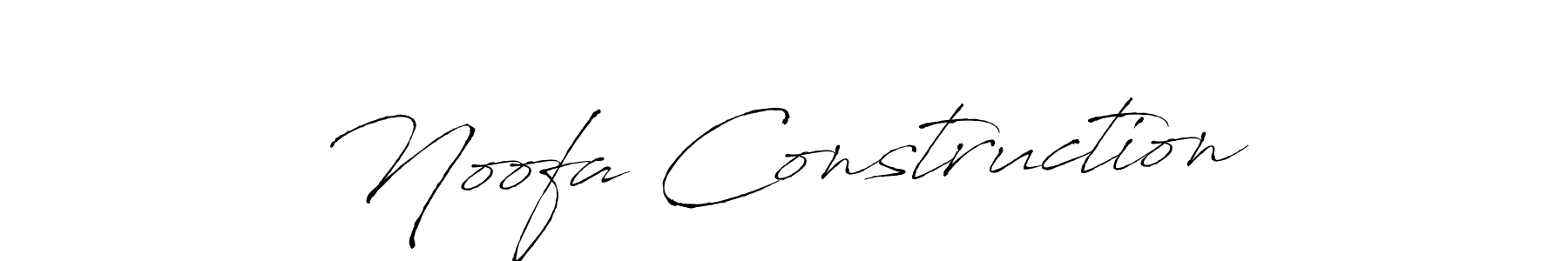 You should practise on your own different ways (Antro_Vectra) to write your name (Noofa Construction) in signature. don't let someone else do it for you. Noofa Construction signature style 6 images and pictures png