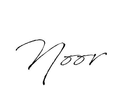 Noor stylish signature style. Best Handwritten Sign (Antro_Vectra) for my name. Handwritten Signature Collection Ideas for my name Noor. Noor signature style 6 images and pictures png
