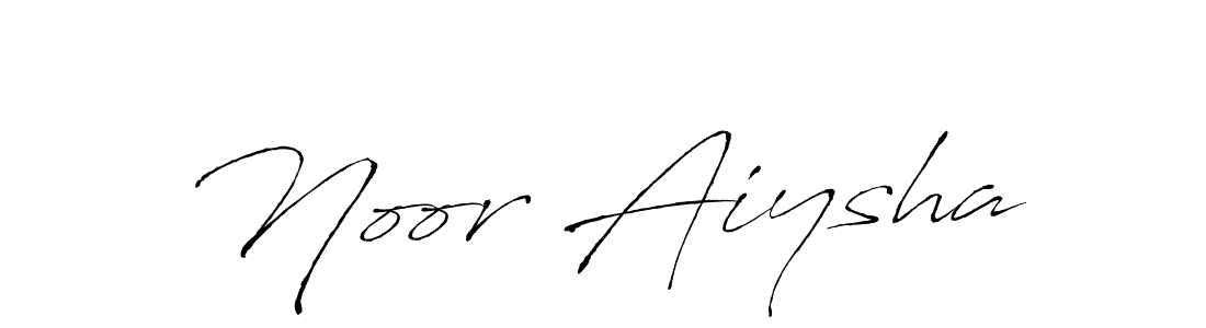 Also we have Noor Aiysha name is the best signature style. Create professional handwritten signature collection using Antro_Vectra autograph style. Noor Aiysha signature style 6 images and pictures png