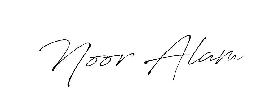 Noor Alam stylish signature style. Best Handwritten Sign (Antro_Vectra) for my name. Handwritten Signature Collection Ideas for my name Noor Alam. Noor Alam signature style 6 images and pictures png