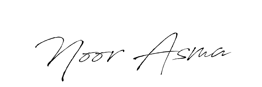 Noor Asma stylish signature style. Best Handwritten Sign (Antro_Vectra) for my name. Handwritten Signature Collection Ideas for my name Noor Asma. Noor Asma signature style 6 images and pictures png