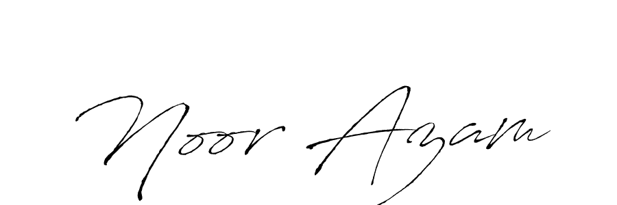 Also we have Noor Azam name is the best signature style. Create professional handwritten signature collection using Antro_Vectra autograph style. Noor Azam signature style 6 images and pictures png